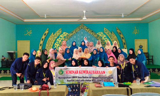 Mahasiswa KKN STAIN Bengkalis Gelar Seminar dan Workshop Kewirausahaan