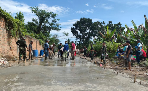 Dan SSK TMMD ke 114 Kodim 0301/PBR: Keberhasilan Sasaran Fisik Berkat Kegigihan Satgas dan Warga