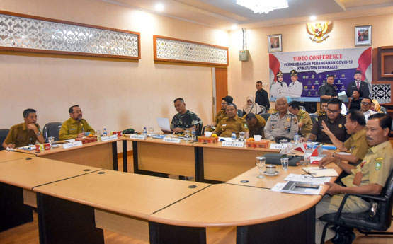 Wabup dan Forkopimda Bengkalis Ikuti Rakor Bersama Tim Pengendalian Inflasi Pusat