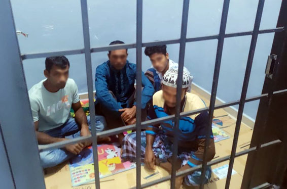 4 WNA Asal Bangladesh Diamankan Imigrasi Selatpanjang