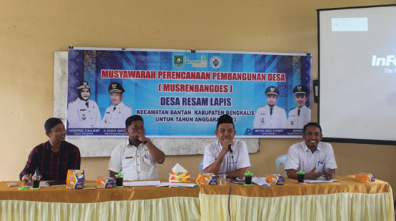 Pemdes Resam Lapis Laksanakan Musrenbangdes