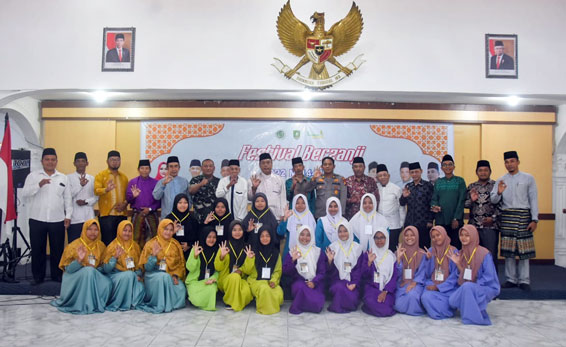 12 Regu Masuk Final, MUI Bengkalis Gelar Festival Berzanji Tingkat SMA/MA Sederajat