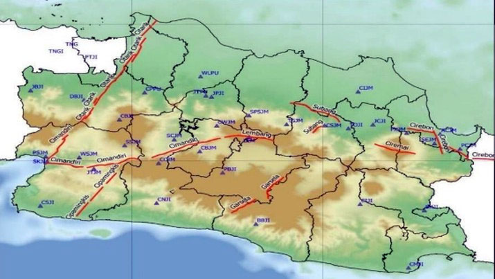 Gempa Cianjur Diduga Dipicu Sesar Tertua Jabar, Ini Lokasinya