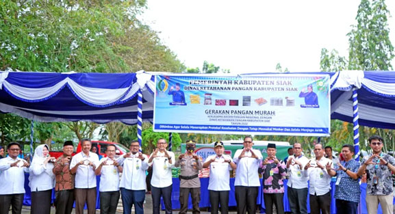 Tekan Inflasi, Pemkab Siak Bantu Masyarakat dengan Gerakan Pangan Murah