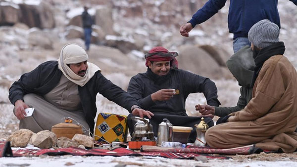Aneh Tapi Nyata, Salju Turun di Arab Saudi