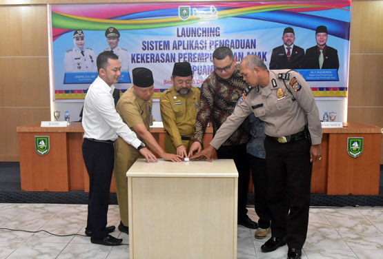 Launching Aplikasi Sipuan, Tempat Pengaduan Tindak Kejahatan Terhadap Perempuan dan Anak