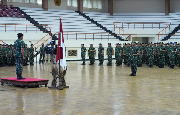 Panglima TNI Pimpin Upacara Korps Kenkat 107 Orang Pati TNI