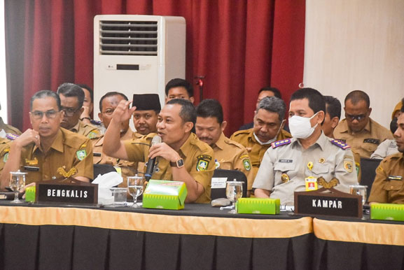 Kebagian 3.740 ha, Wabup Bengkalis Ikuti Rakor Program TORA 2023