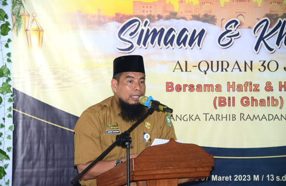 Bupati Kasmarni Apresiasi Kegiatan Simaan dan Khataman Al-qur’an 30 Juz Bersama Hafiz dan Hafizah Bengkalis