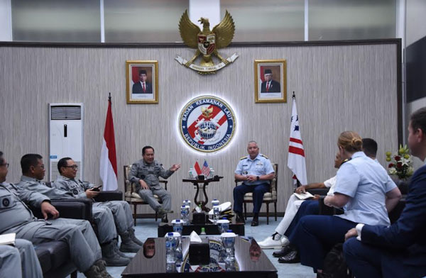Bahas Hibah Drone, Bakamla RI Terima Kunjungan US Coast Guard