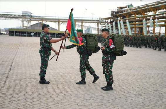 Panglima TNI Lepas Keberangkatan Satgas Pamtas RI - PNG