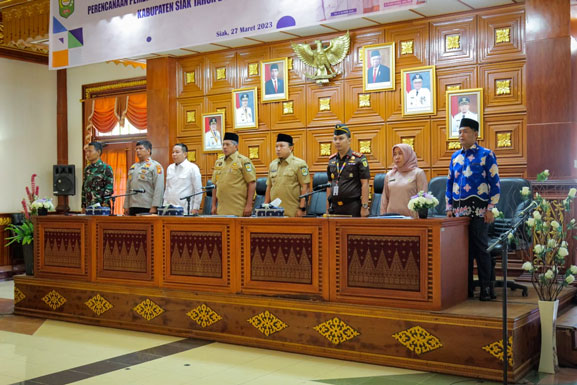 Musrenbang Kabupaten Siak, Bupati Alfedri: Rumuskan Rencana Pembangunan Asas Partisipatif