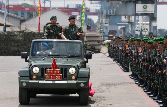Panglima TNI Lepas Keberangkatan 850 Prajurit Satgas Operasi Pengamanan Papua