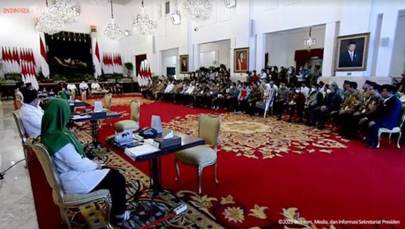 Panglima TNI Hadiri Penyerahan Zakat Dari Presiden RI Joko Kepada Baznas