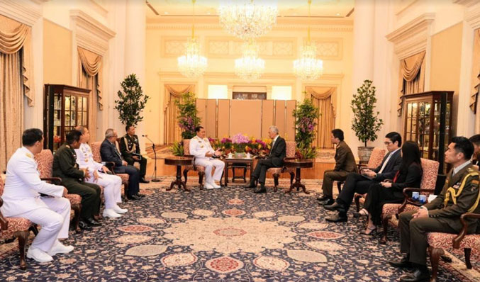 Panglima TNI Kunjungan Kehormatan ke PM Singapura