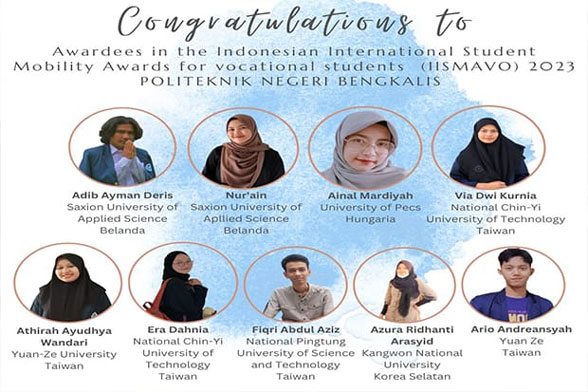 Sembilan Mahasiswa Polbeng Lulus IISMA 2023