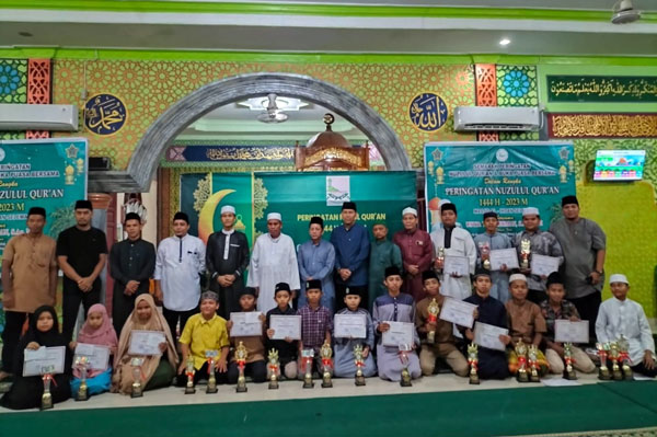 Peringati Nuzulul Qur’an 1444 H, Remaja Masjid Al-Ihsan Kepenuhan Barat Taja Lomba Keagamaan