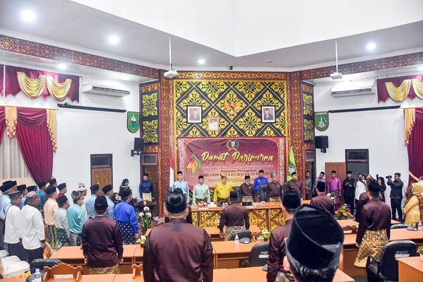 Bupati Bengkalis Hadiri Paripurna Istimewa Hari Jadi Kota Dumai Ke-24 Tahun