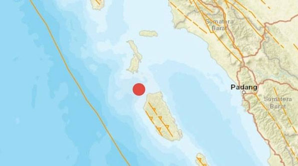 Gempa Berkekuatan M 6,9 dan Tsunami 11 Cm Terjadi di Mentawai-Siberut