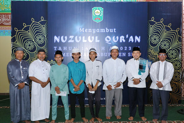 Sambut Nuzul Qur'an 1444 H, Pemkab Siak: "Bangun Generasi Qur’ani, Menuju Siak Lebih Maju"