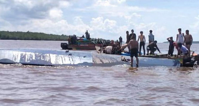 Korban Meninggal Tenggelamnya SB Evelyn Calisca 01 Jadi 11 Orang, Kapolda Riau dan Danrem 031/WB Bertolak ke Inhil