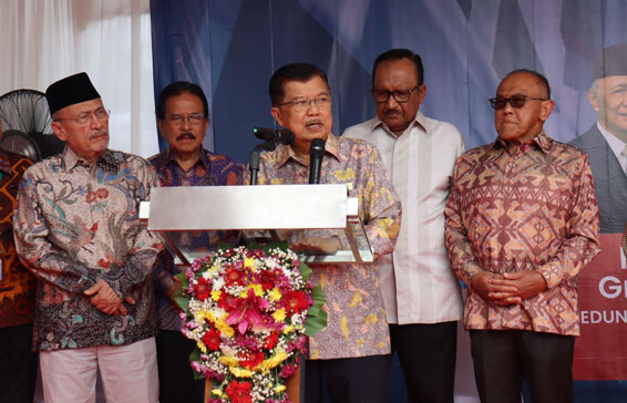 JK Tekan Tombol Groundbreaking Kampus Cipayung Universitas Paramadina