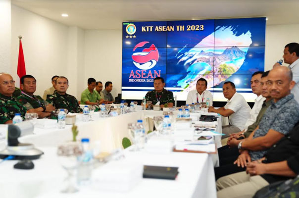 Panglima TNI Cek Kesiapan Satuan Tugas Intelijen Pengamanan KTT ASEAN ke-42