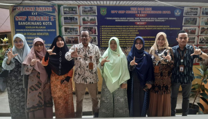 Balai Bahasa Provinsi Riau Laksanakan Pendampingan  di SMPN 1 Bangkinang Kota
