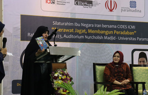 Ibu Negara Iran Dr Jamileh Alamolhoda Kunjungi Universitas Paramadina