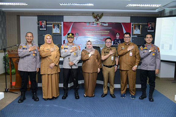 Peduli Kesehatan Personel, Polres Bengkalis Teken MoU dengan RSUD Bengkalis dan Mandau