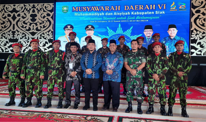 Wabup Siak Husni Merza Resmi Buka Musda Muhammadiyah dan Aisyiyah VI