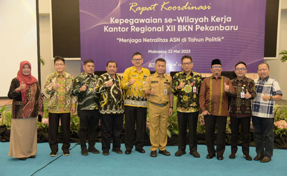 Jaga Netralitas ASN di Tahun Politik, Bupati Bengkalis Hadiri Rakor Kepegawaian