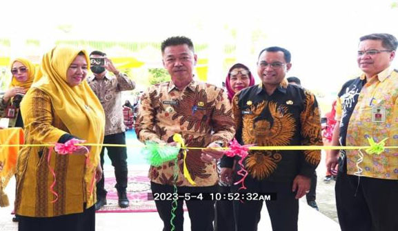 Bupati Afrizal Sintong Resmikan UPT Instalasi Farmasi Dinkes Rohil