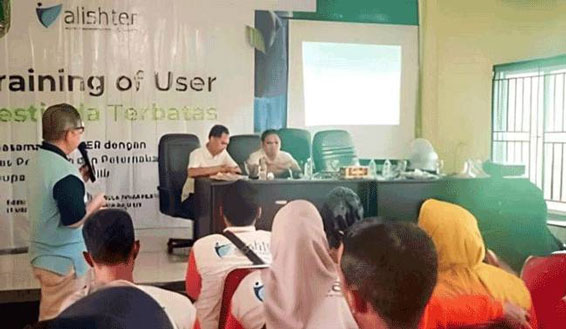 DKP Rohil Taja Pelatihan Penggunaan Herbisida Terbatas Bersama Alister Riau
