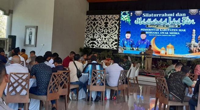 Pemkab Siak Gelar Halal Bi Halal Bersama Awak Media