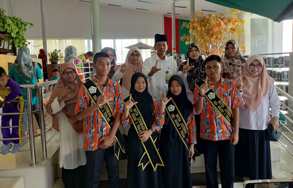 Wujudkan Kegemaran Literasi Anak Didik, Dispusip Siak Mou ke sejumlah Sekokah