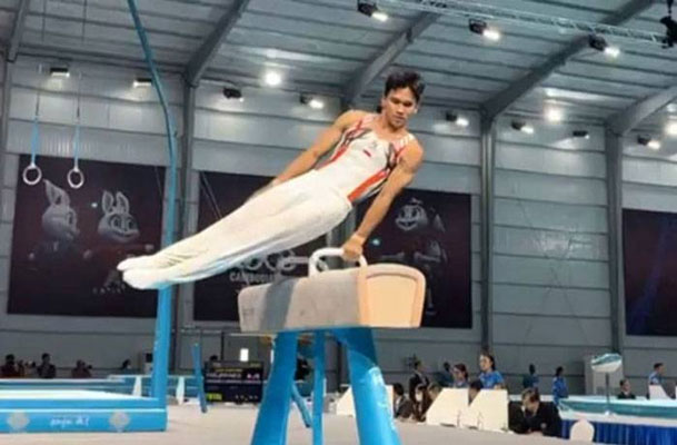 Pesenam Riau Abiyu Sumbang Medali Perak di SEA Games
