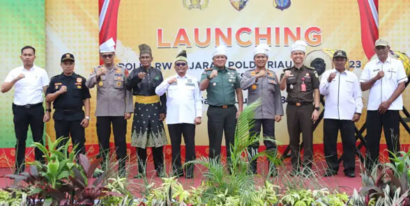 Hadiri Launching Polisi RW, Sekda Siak Harap Pelayanan dan Perlindungan Masyarakat Meningkat