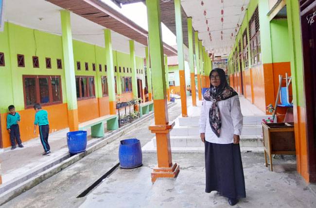 418 Murid Bergantian Gunakan 7 Ruang Kelas di SDN 035 Tarai Bangun