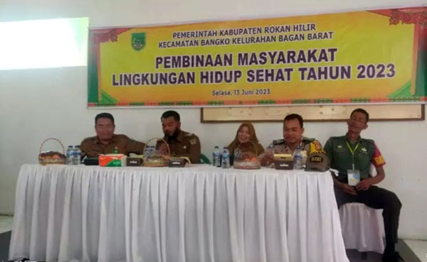 Camat Bangko Buka Sosialisasi Pembinaan Masyarakat Lingkungan Hidup Sehat 2023