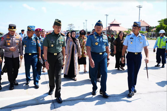 Mabes TNI Tuan Rumah Pertemuan Petinggi Militer Negara ASEAN, Panglima TNI Tiba Di Bali