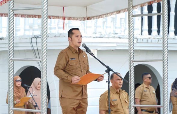Diskominfotik Rohil Dapat Bantuan Menara Telekomunikasi dari Pusat
