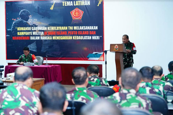 Panglima TNI Apresiasi Konsep Umum Kampanye Militer Latgab TNI Dharma Yudha 2023