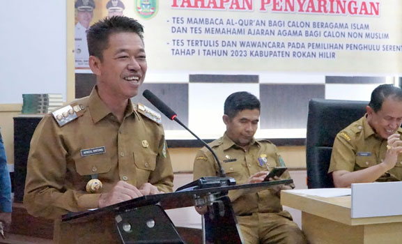 Bupati Rohil Buka Tahap Penyaringan Bakal Calon Penghulu