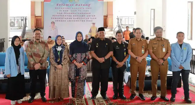 1.299 Mahasiswa Universitas Riau Kukerta di Kabupaten Siak