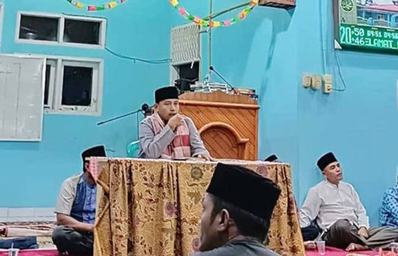 Sambut Tahun Baru Islam 1445 H, Masyarakat Muaro Tombang Gelar Kajian Bersama Mahasiswa Kukerta UNRI