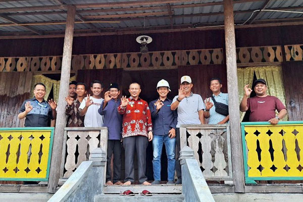 Jemput Aspirasi Warga Wabup Bagus Santoso dan Manager PLN Bengkalis Turun Kampung