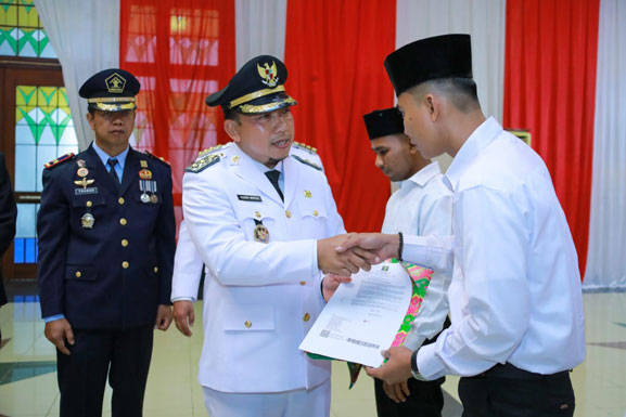 HUT RI ke-78, Rutan Kelas II B Siak Beri Remisi Umum Bagi 484 Warga Binaan