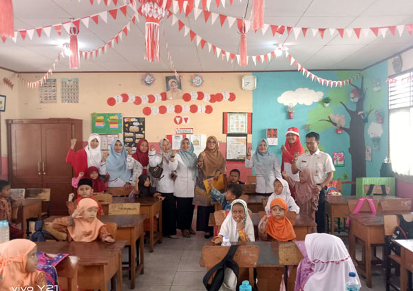SDN 163 Pekanbaru Adakan Lomba Kreasi Hias Kelas Sempena HUT ke-78 RI