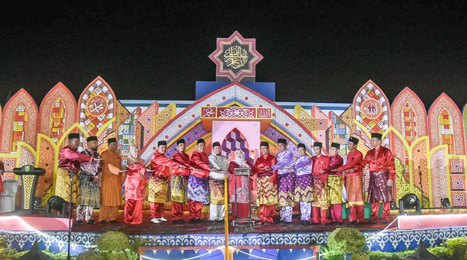 MTQ Ke-19 Kecamatan Pinggir Resmi Dibuka, Bupati Kasmarni Ajak Tadabburi Al Qur'an